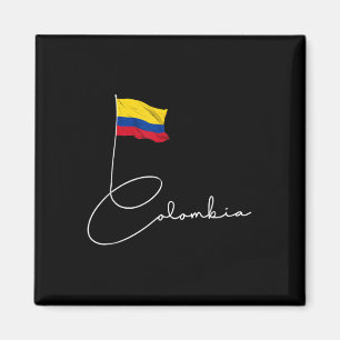 Imã Bandeira do Orgulho da Colômbia Patriota Expatriad