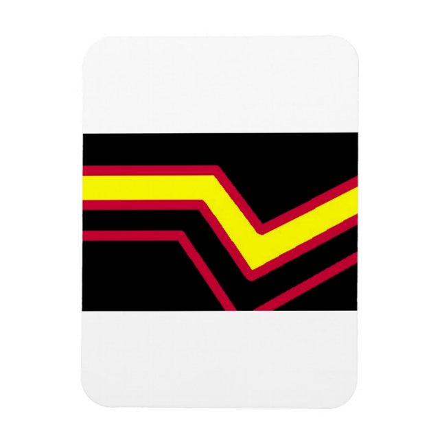 Ímã Bandeira do orgulho de borracha (Vertical)