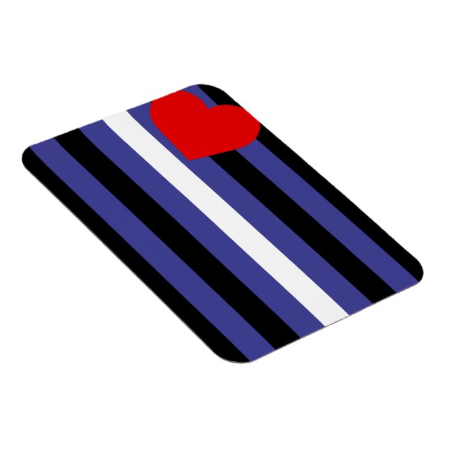Ímã Bandeira do Orgulho de Couro (Lado Direito)