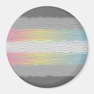 Imã Bandeira do Orgulho Demifluid Groovy Boho Trippy A