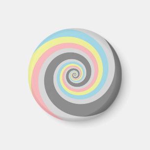 Imã Bandeira do Orgulho Demiflux Espiral Abstrata Groo