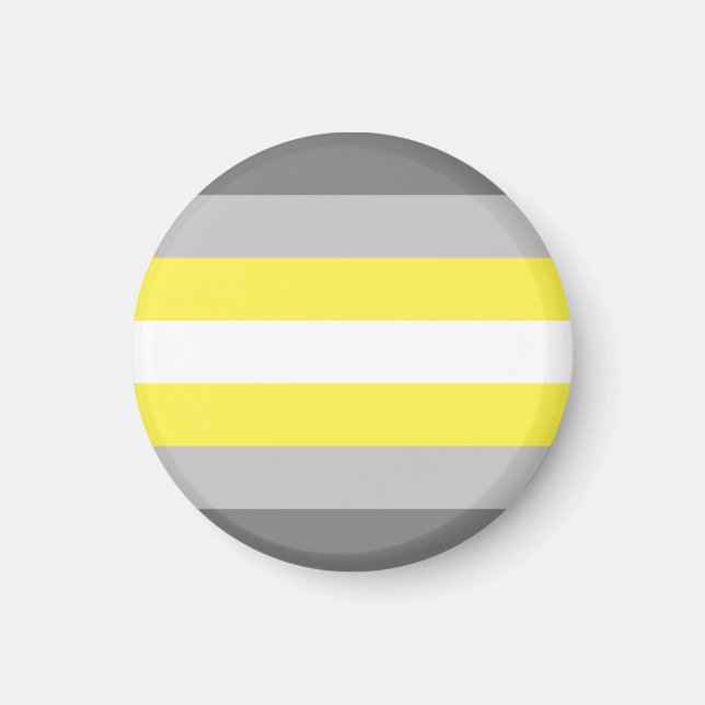 Imã Bandeira do Orgulho Demigênero (Frente)