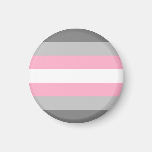 Imã Bandeira do Orgulho Demigirl (Frente)