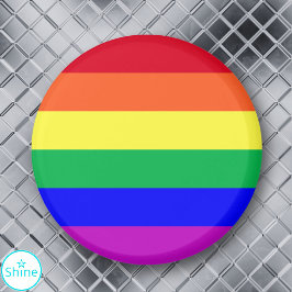 Imã Bandeira do Orgulho Gay de Listras de Arco-íris de