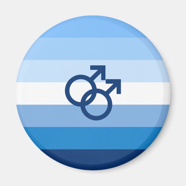 Imã Bandeira do Orgulho Gay MLM (Frente)