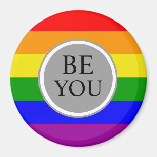 Imã Bandeira do Orgulho Gay Seja Você