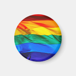 Imã Bandeira do orgulho gay SlipperyJoe's ondulando ve