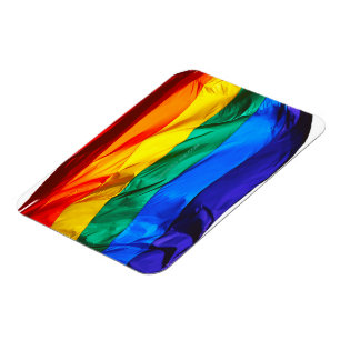 Ímã Bandeira do orgulho gay SlipperyJoe's ondulando ve