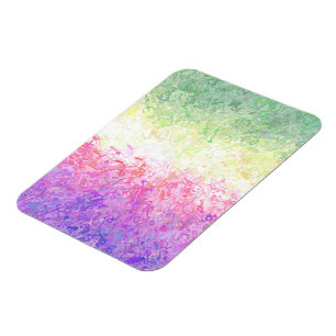 Ímã Bandeira do Orgulho Genderdoe Abstrata Boho Trippy