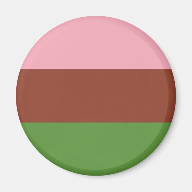 Imã Bandeira do Orgulho Ginossexual (Frente)