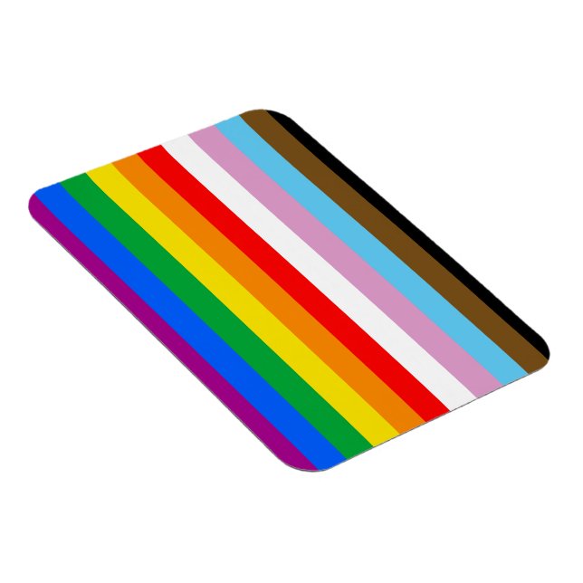 ÍMÃ BANDEIRA DO ORGULHO INCLUSIVA LGBTQ+ (Lado Direito)
