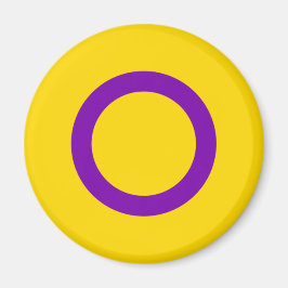 Imã Bandeira do Orgulho Intersexo