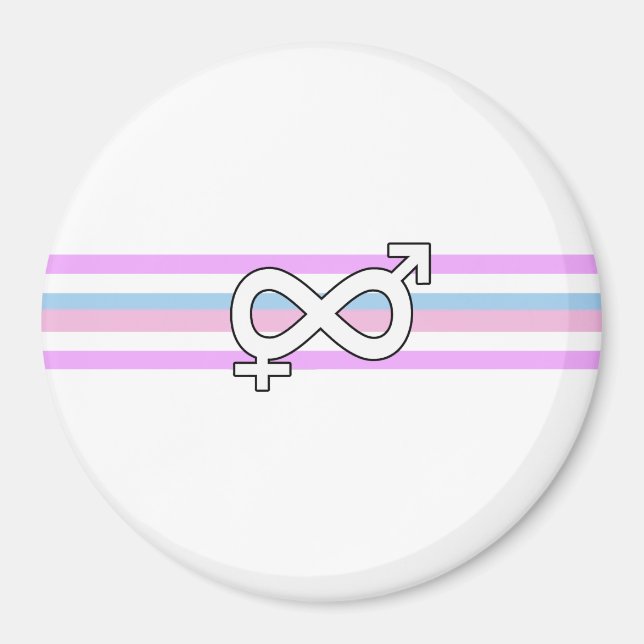 Imã Bandeira do Orgulho Intersexo (Frente)