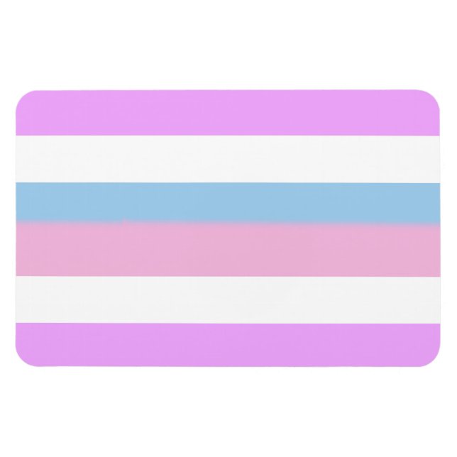 Ímã Bandeira do Orgulho Intersexo (Horizontal)