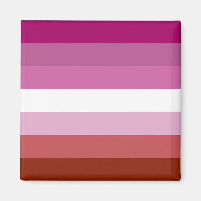 Imã Bandeira do Orgulho Lésbico (Frente)