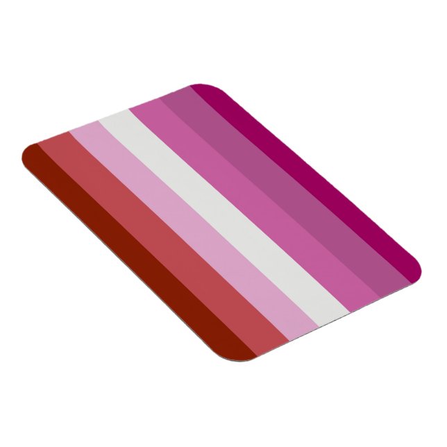 Ímã Bandeira do Orgulho Lésbico (Origem) (Lado Direito)