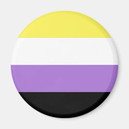 Imã Bandeira do Orgulho Não Binário