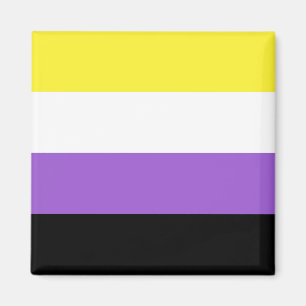 Imã Bandeira do Orgulho Não Binário