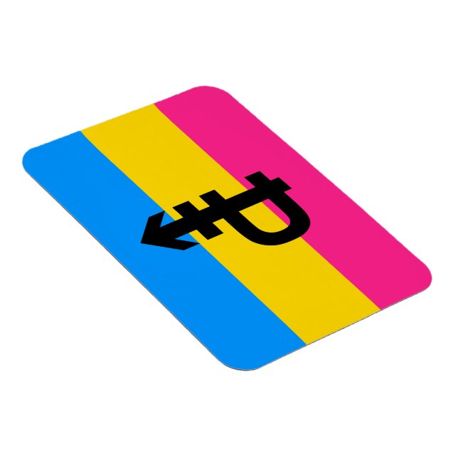 Ímã Bandeira do Orgulho Pansexual (Lado Direito)