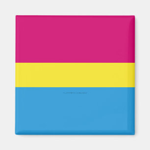 Imã bandeira do orgulho pansexual SlipperyJoe rosa âmb