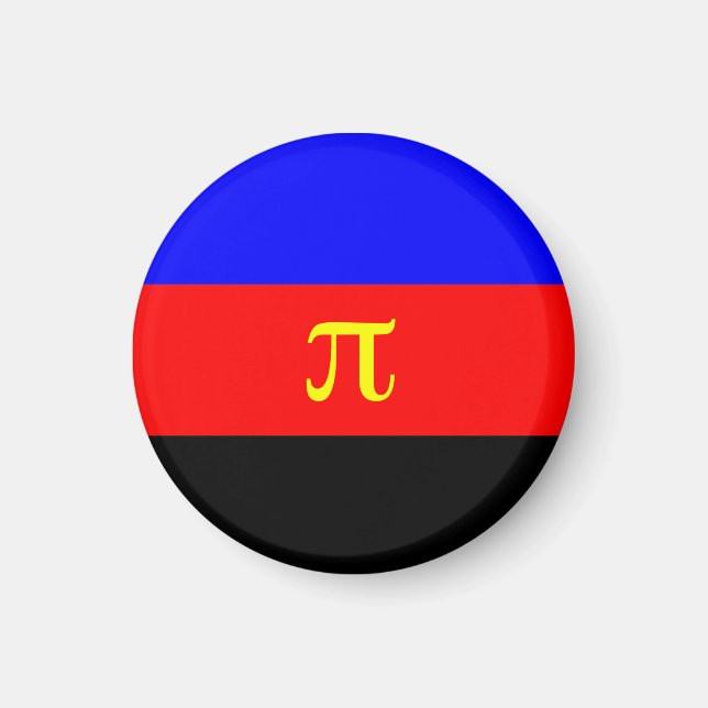 Imã Bandeira do Orgulho Poliamoroso (Frente)