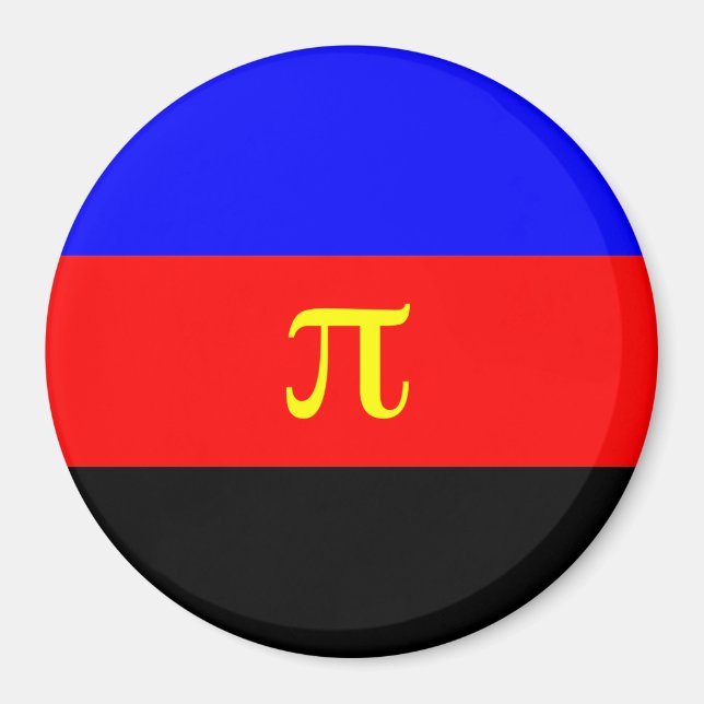Imã Bandeira do Orgulho Poliamoroso (Frente)