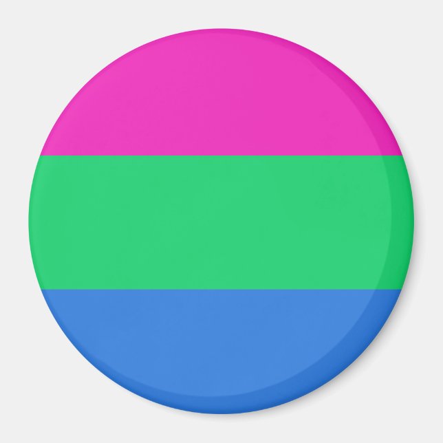Imã Bandeira do Orgulho Polissexual (Frente)