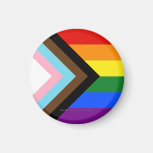 Imã Bandeira do Orgulho Progressivo SlipperyJoe's seis