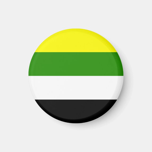 Imã Bandeira do Orgulho Skoliossexual (Frente)