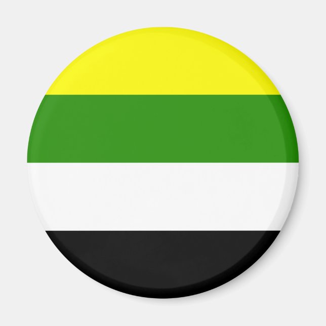 Imã Bandeira do Orgulho Skoliossexual (Frente)