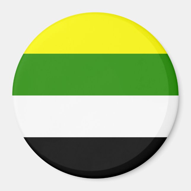 Imã Bandeira do Orgulho Skoliossexual (Frente)