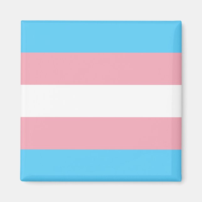 Imã Bandeira do Orgulho Trans (Orgulho Transgênero) (Frente)