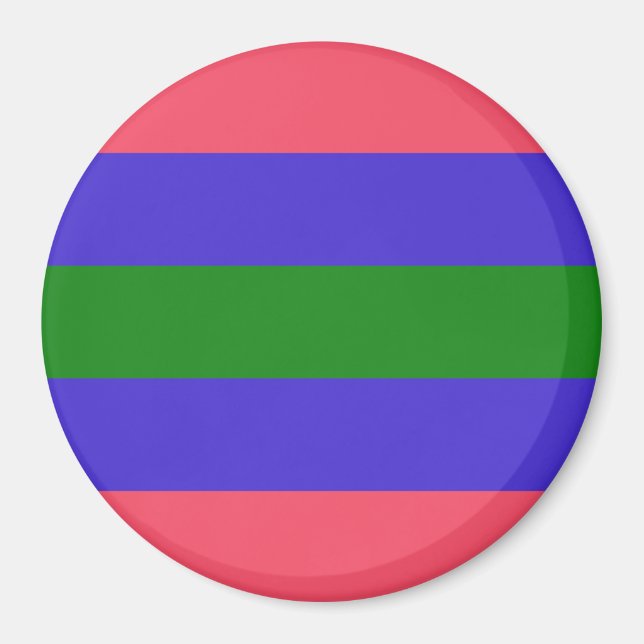 Imã Bandeira do Orgulho Trigênero (Frente)
