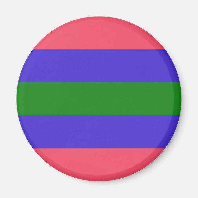 Imã Bandeira do Orgulho Trigênero (Frente)