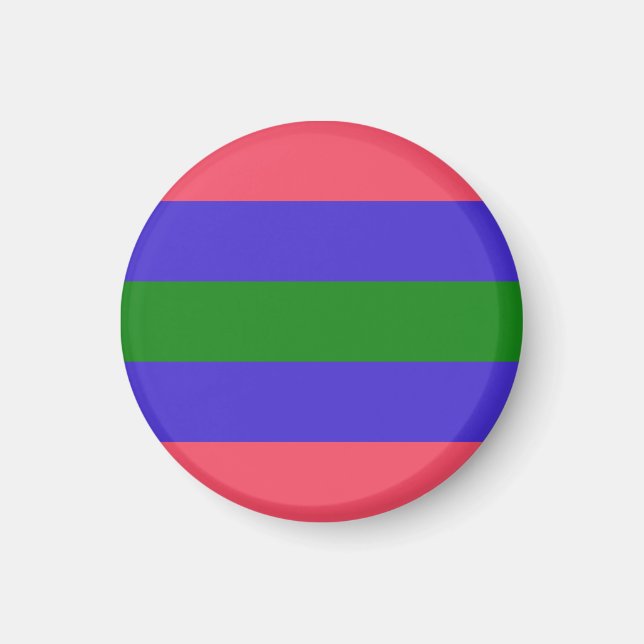 Imã Bandeira do Orgulho Trigênero (Frente)