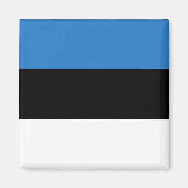 Imã Bandeira do país da Estônia (Frente)