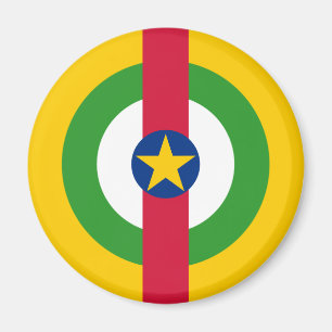 Imã bandeira do país da roundel da República Centro-Af