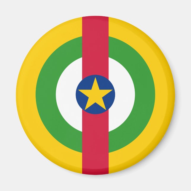 Imã bandeira do país da roundel da República Centro-Af (Frente)