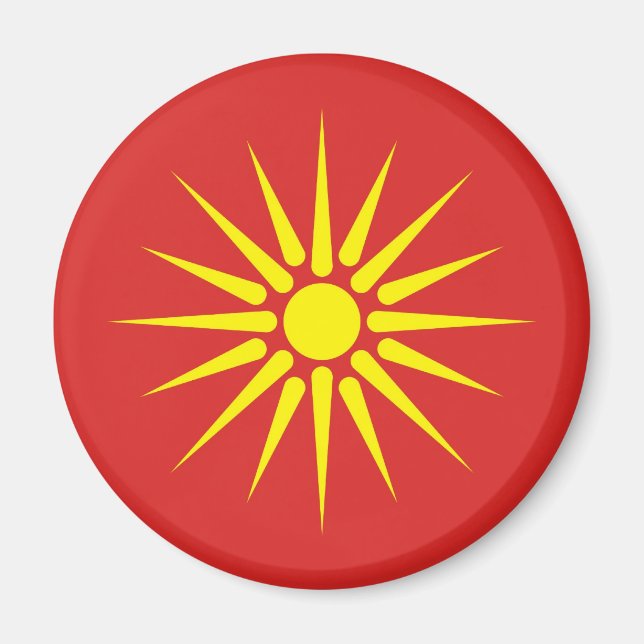 Imã bandeira do país macedônia (Frente)