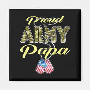 Imã Bandeira do Papai Exército Orgulhoso Camuflagem Pl