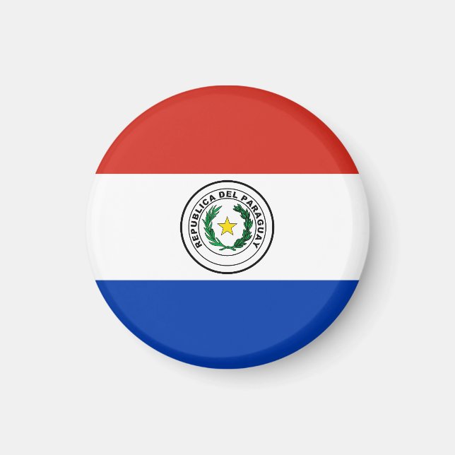 Imã bandeira do Paraguai (Frente)