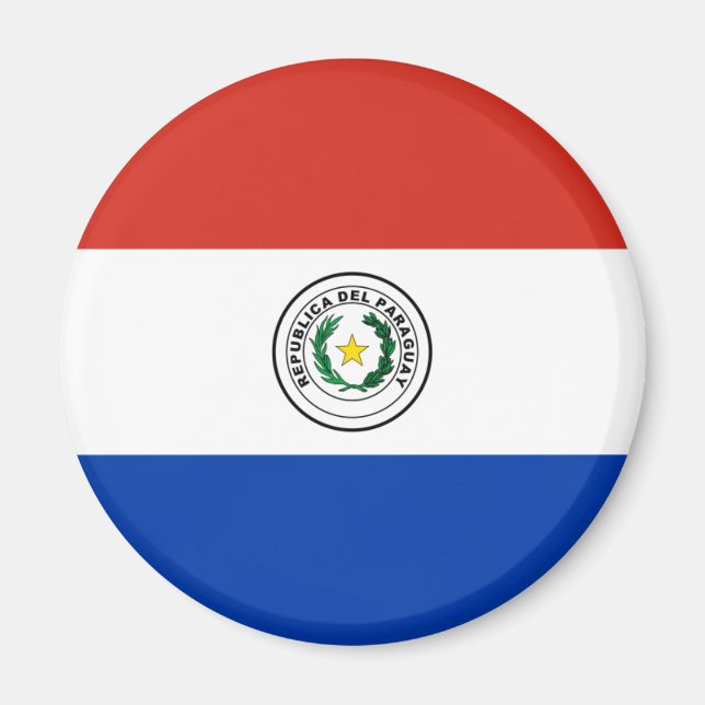 Imã Bandeira do Paraguai - Bandera do Paraguai (Frente)