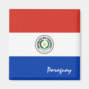 Imã Bandeira do Paraguai e fãs do esporte na América