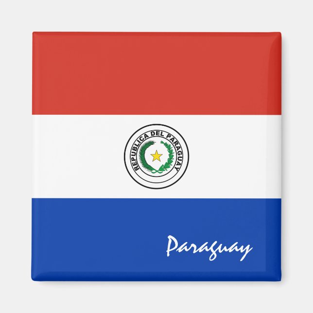 Imã Bandeira do Paraguai e fãs esportivos da América d (Frente)