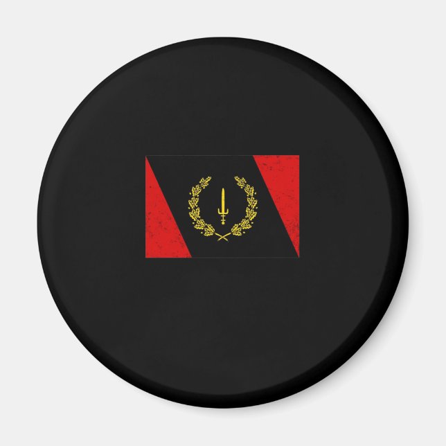 Imã Bandeira do Patrimônio Negro Americano em 1967 (Frente)