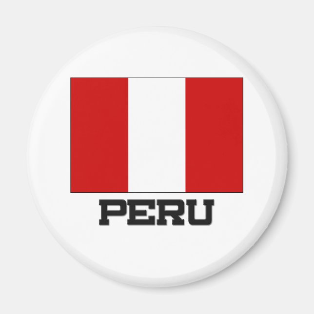 Imã Bandeira do Peru (Frente)