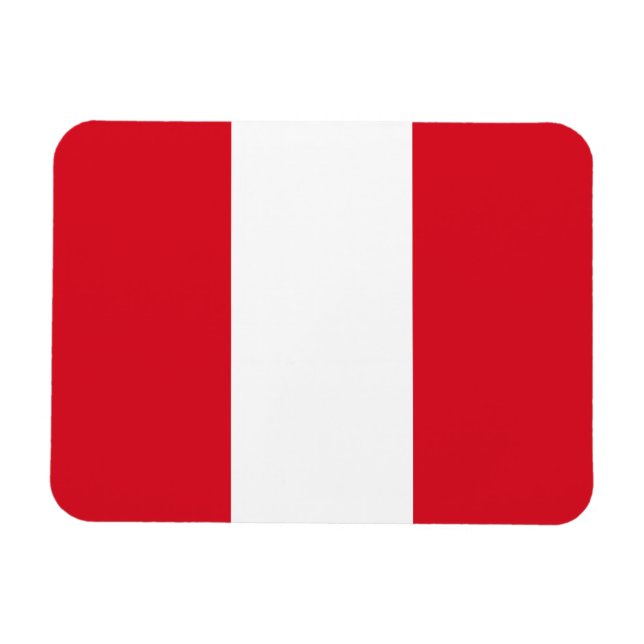 Ímã Bandeira do Peru (Horizontal)