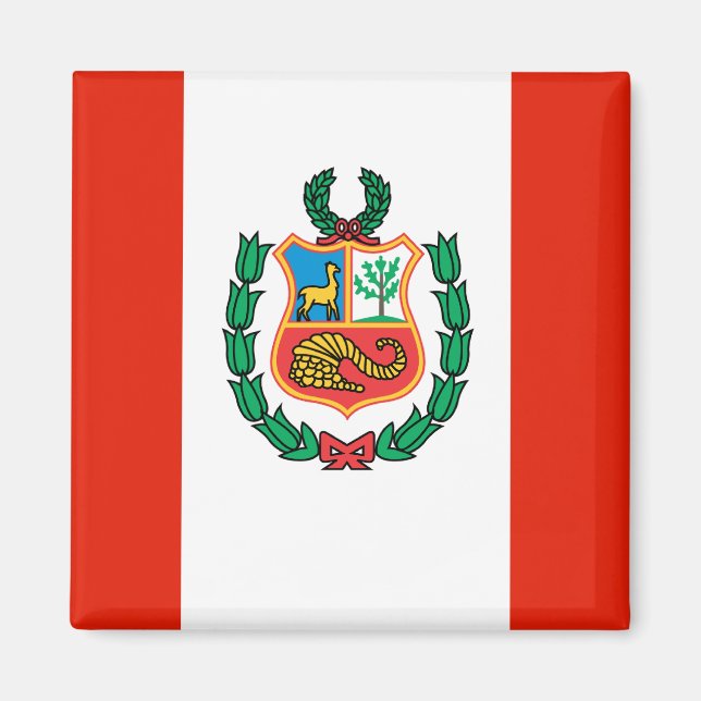 Imã Bandeira do Peru (Frente)