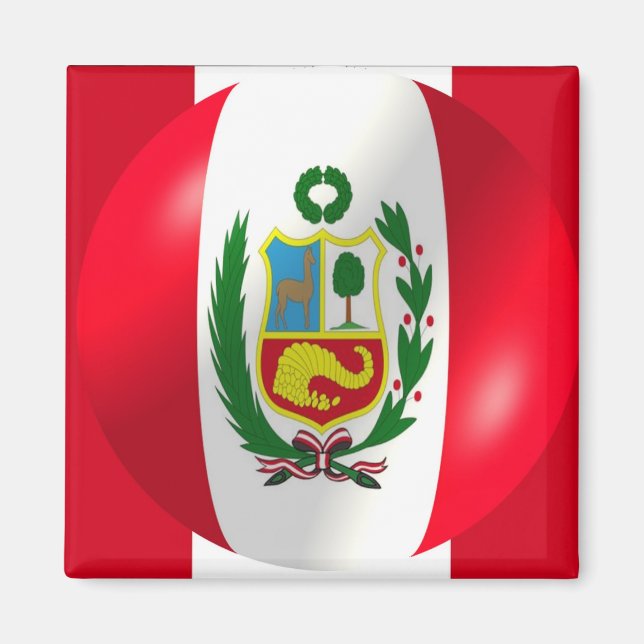 Imã Bandeira do Peru (Frente)