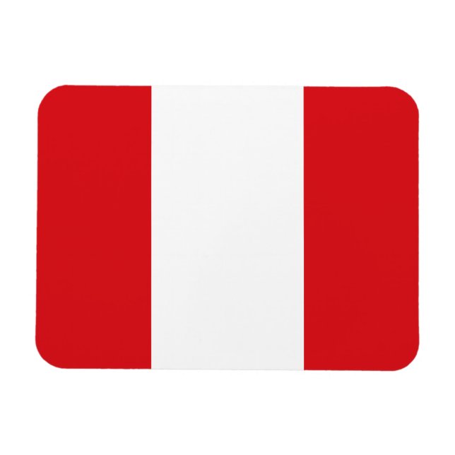 Ímã Bandeira do Peru (Horizontal)